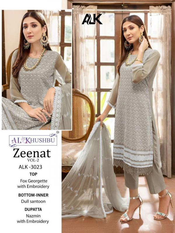 Alk Khushbu Zeenat Vol 2 Embroidered Pakistani Suit Collection